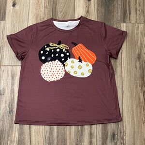 Women’s Fall Pumpkin Graphic T-Shirt